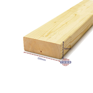 Kalibruota graduota C24 mediena 45x120