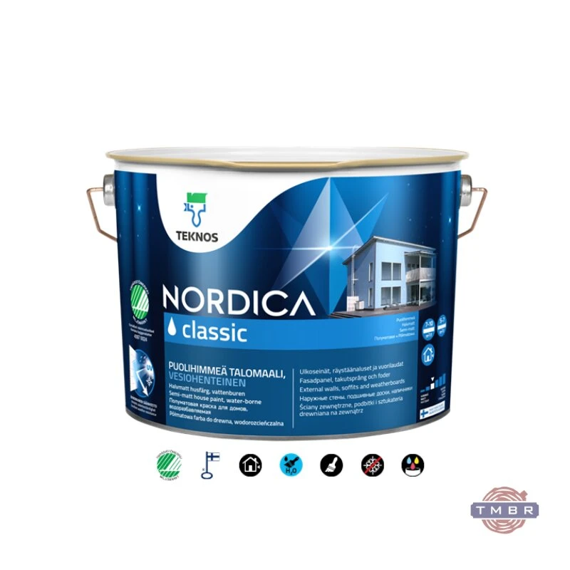 Medienos dažai Nordica Classic TEKNOS 2,7 L