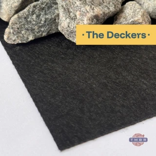 Geotekstilė 200g/m² THE DECKERS, juoda, 2m x 5m | 2m x 10m | 2m x 50 m