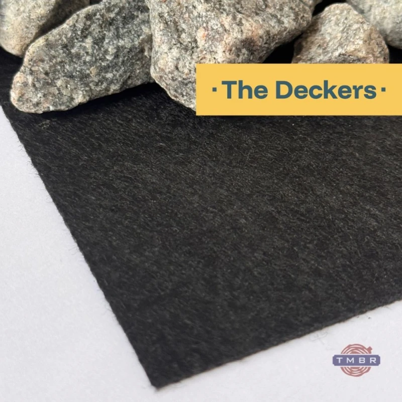 Geotekstilė 200g/m² THE DECKERS, juoda, 2m x 5m | 2m x 10m | 2m x 50 m